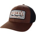 The Legacy Trucker Hat - Black/Caramel Suede