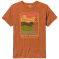 Premium Legacy Heather T-Shirts - Shine On/Burnt Orange
