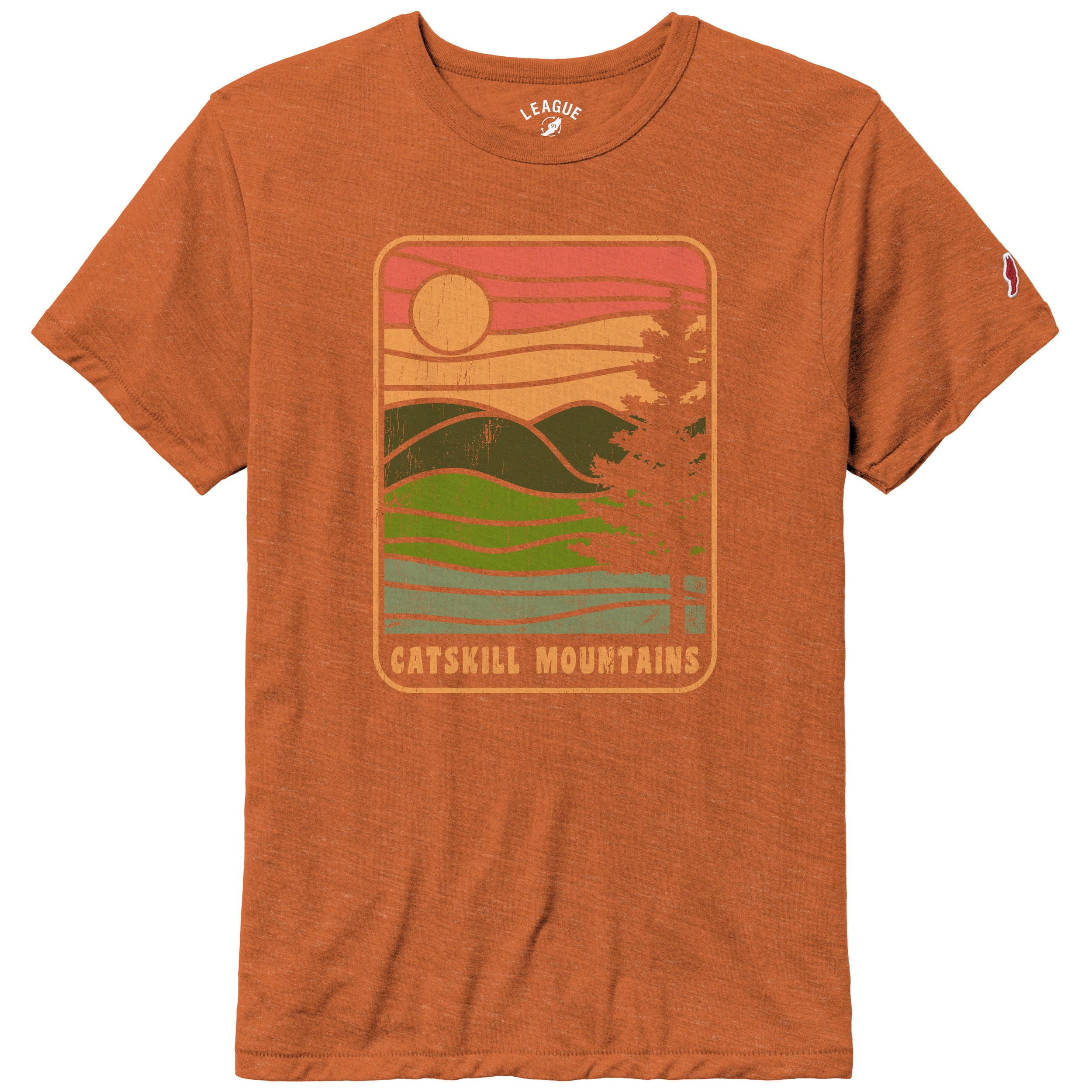 Premium Legacy Heather T-Shirts - Shine On/Burnt Orange