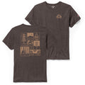 Premium Legacy Heather T-Shirts - Mountain Scene/True Brown