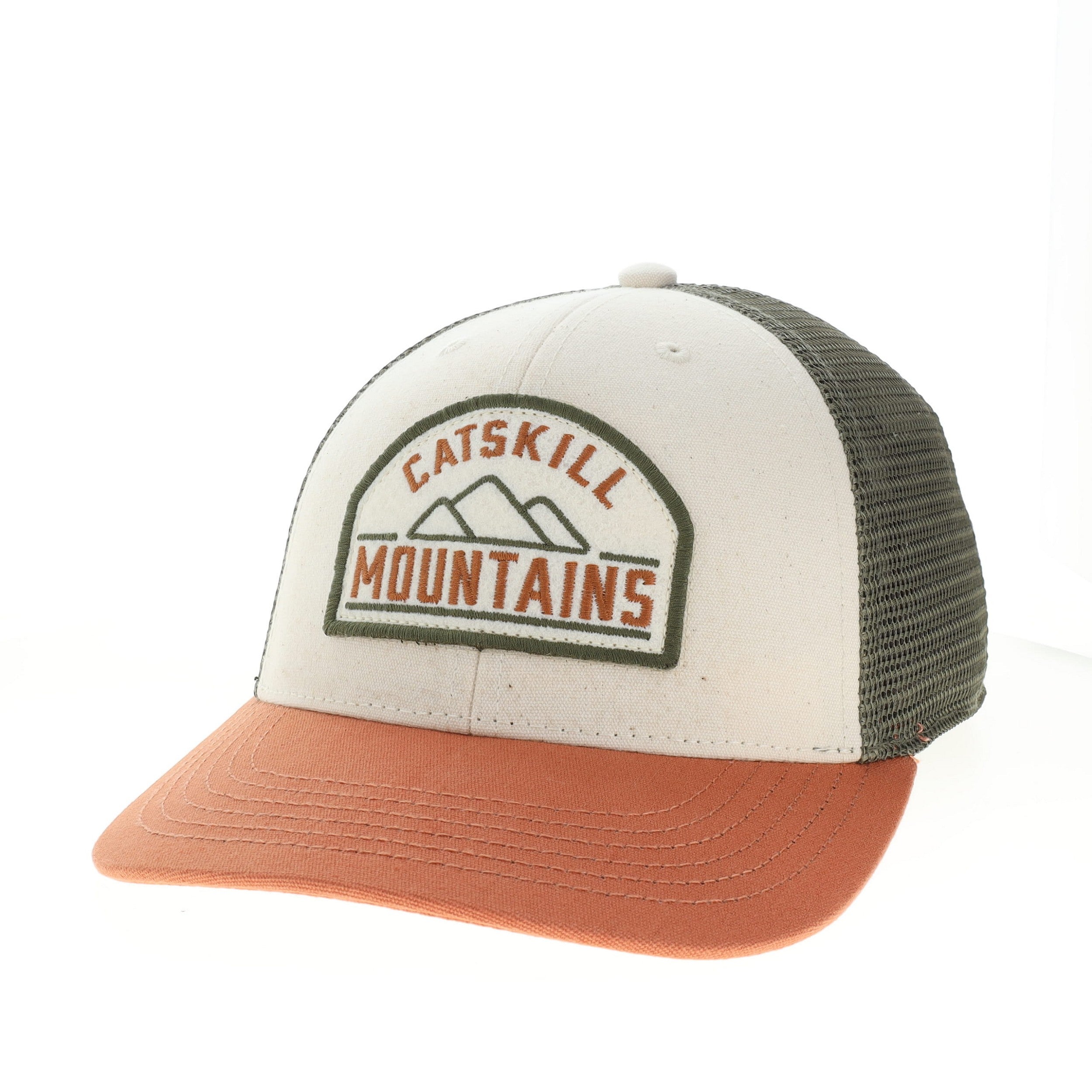 Youth Mid Profile Trucker Hat - Stone Bronze/Light Olive